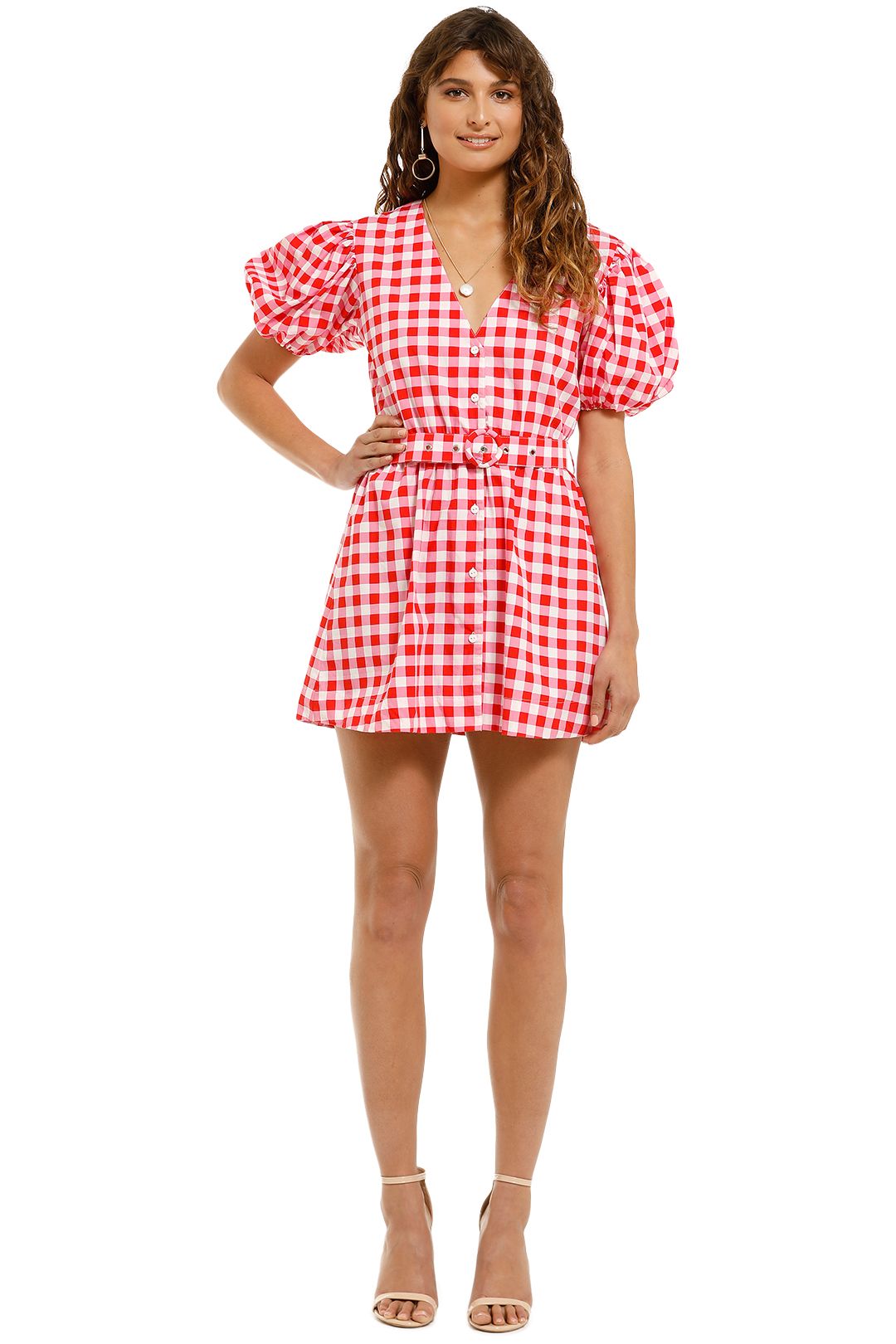 Gingham Floss Mini Dress by S/W/F for ...